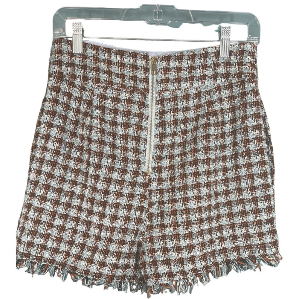 Walter Baker Cambridge Tweed Adrian High Waist Short Size 4 - Picture 4 of 7